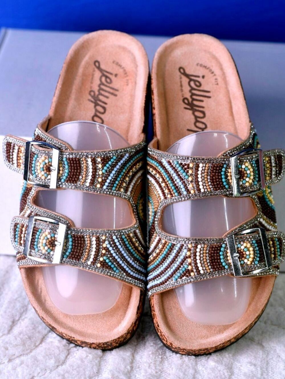New! Size: 9 Women | Jellypop Eevi Footbed Sandals